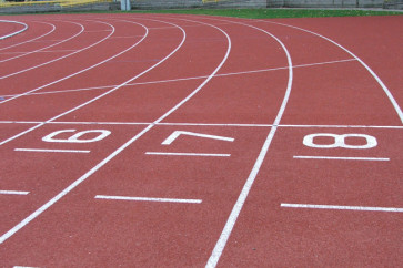 Running Track using Marl Coatings' Acrylic Sports Court Coatings
